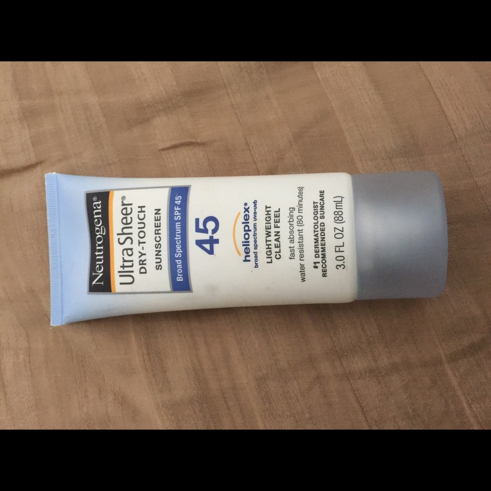 Nutregena SPF 45 sunscreen